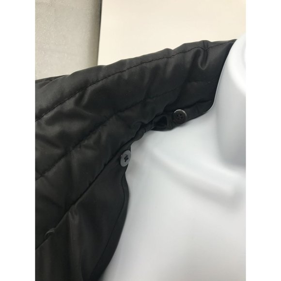 Apt 9 Womens Coat Black Quilted Puffer Turtle Neck Collared Sz Small Hip Thigh - Picture 10 of 16